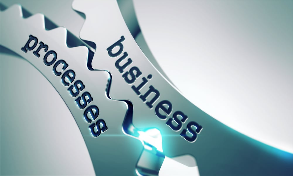 Business Processes on the Mechanism of Metal Gears.