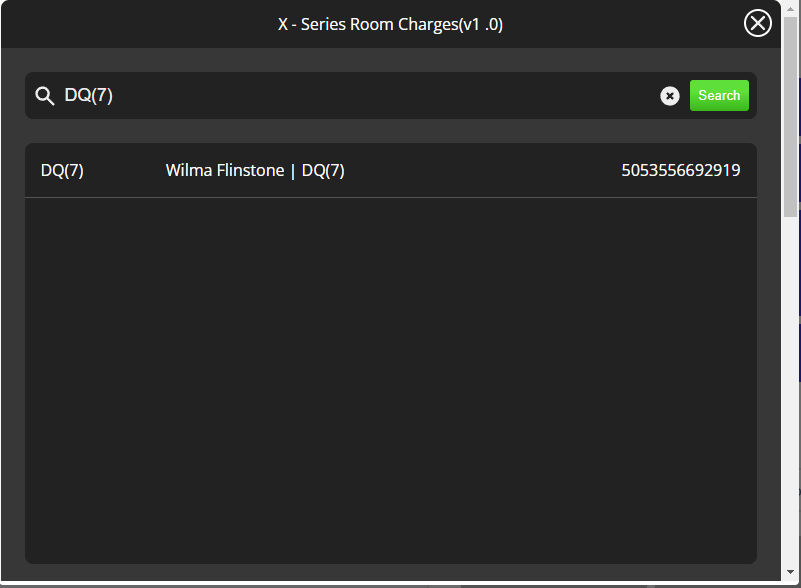 Lightspeed Cloudbeds search and charge by room number
